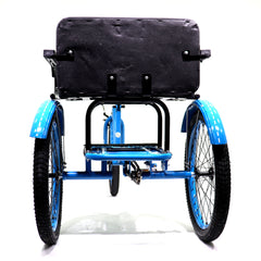 Knolly Three Wheel Bicycle 12 Inch Double Seat Blue - Colorland Toys