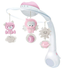 Infantino 3 - in - 1 Projector Musical Mobile Pink IN004914 - Colorland Toys
