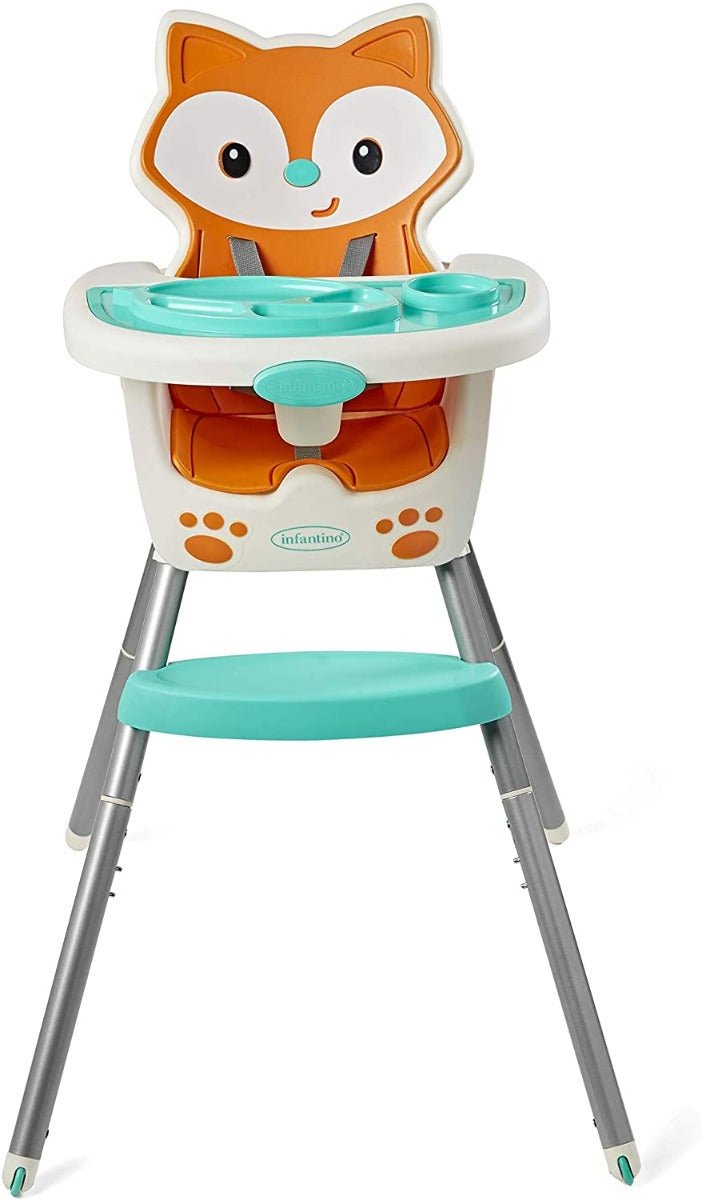 Infantino Convertible 4 - in - 1 High Chair Fox IN203008 - Colorland Toys