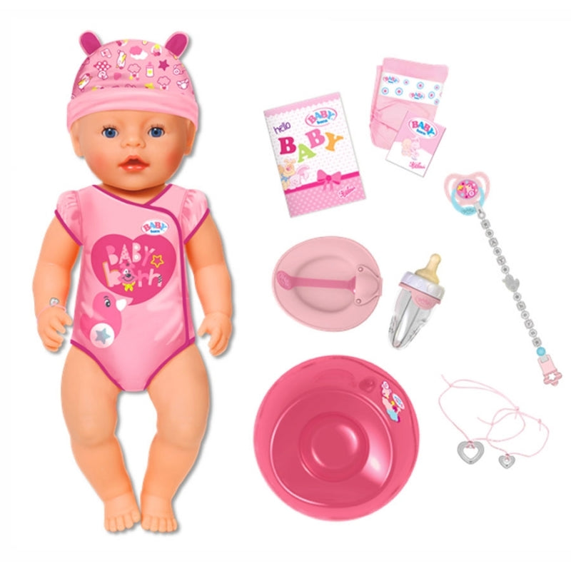 Baby Born Soft Touch Girl Doll With Blue Eyes - Colorland Toys