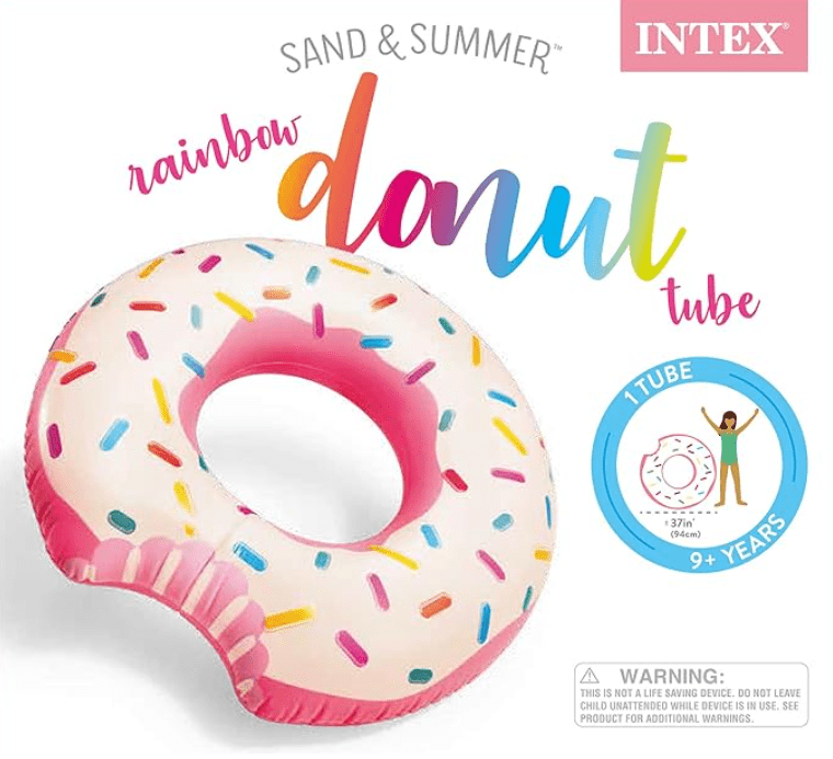 Intex Donut Ring Tube Age 9+ 56265 - Colorland Toys