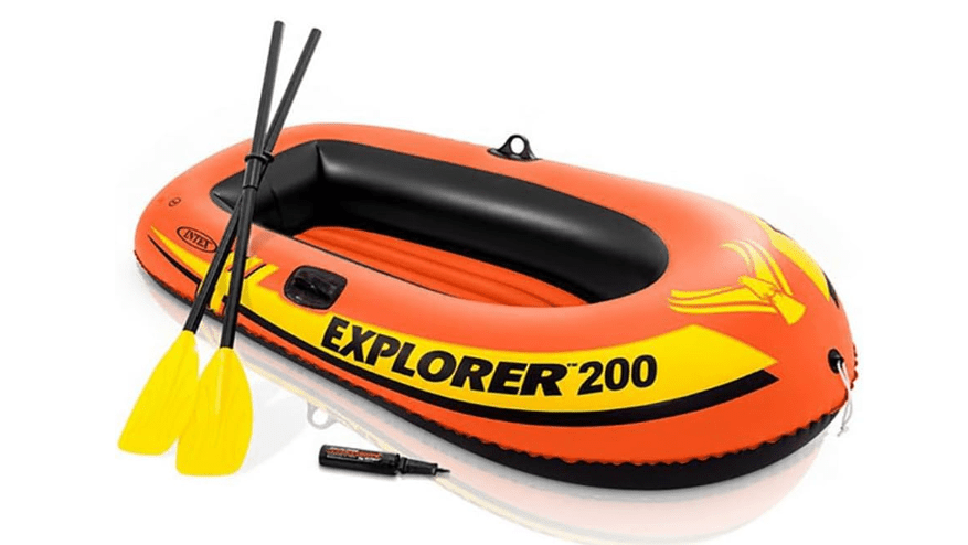 Intex Explorer 200 Inflatable Boat with Paddle 185x94x41cm - Colorland Toys