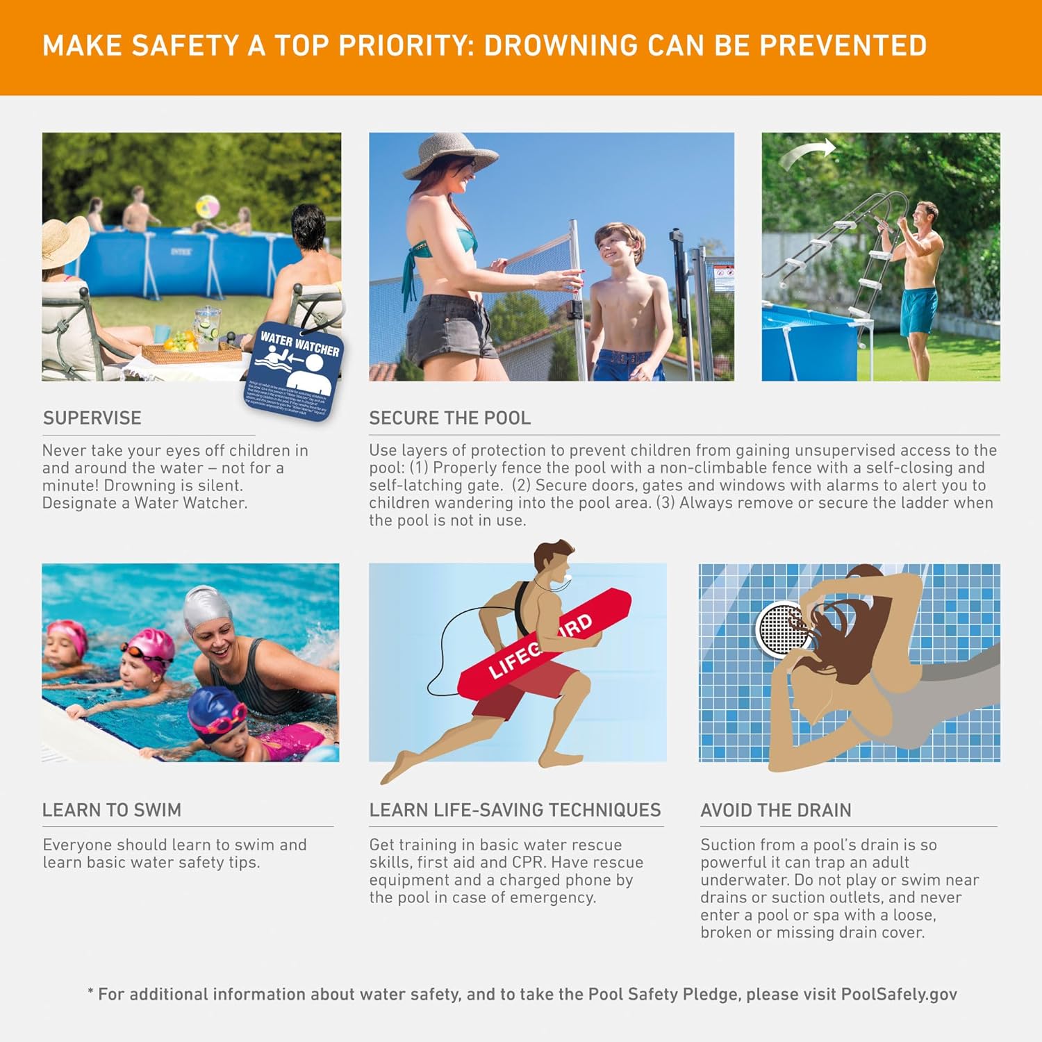 Intex Frame Above Ground Pool Rectangular 3.00mx2.00mx75cm 28272 - Colorland Toys