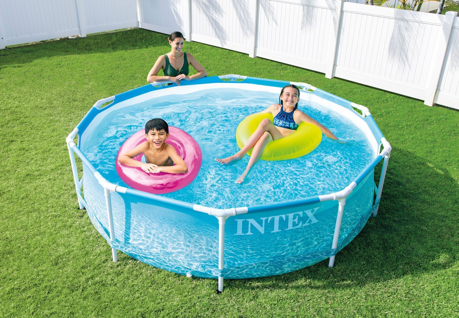 Intex Metal Frame Pool Beachside 305x76 28208 - Colorland Toys