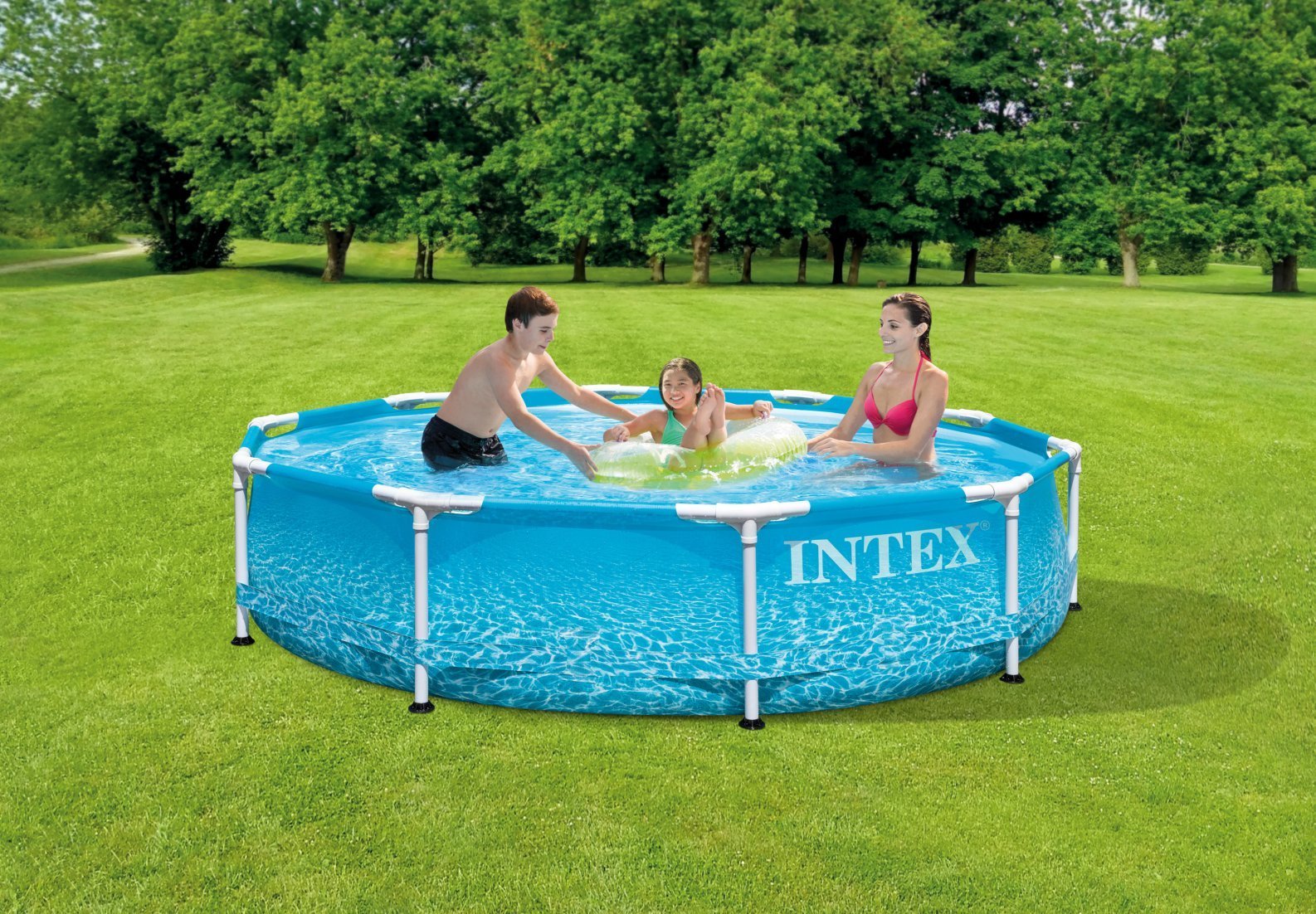 Intex Metal Frame Pool Beachside 305x76 28208 - Colorland Toys