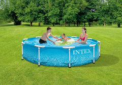 Intex Metal Frame Pool Beachside 305x76 28208 - Colorland Toys