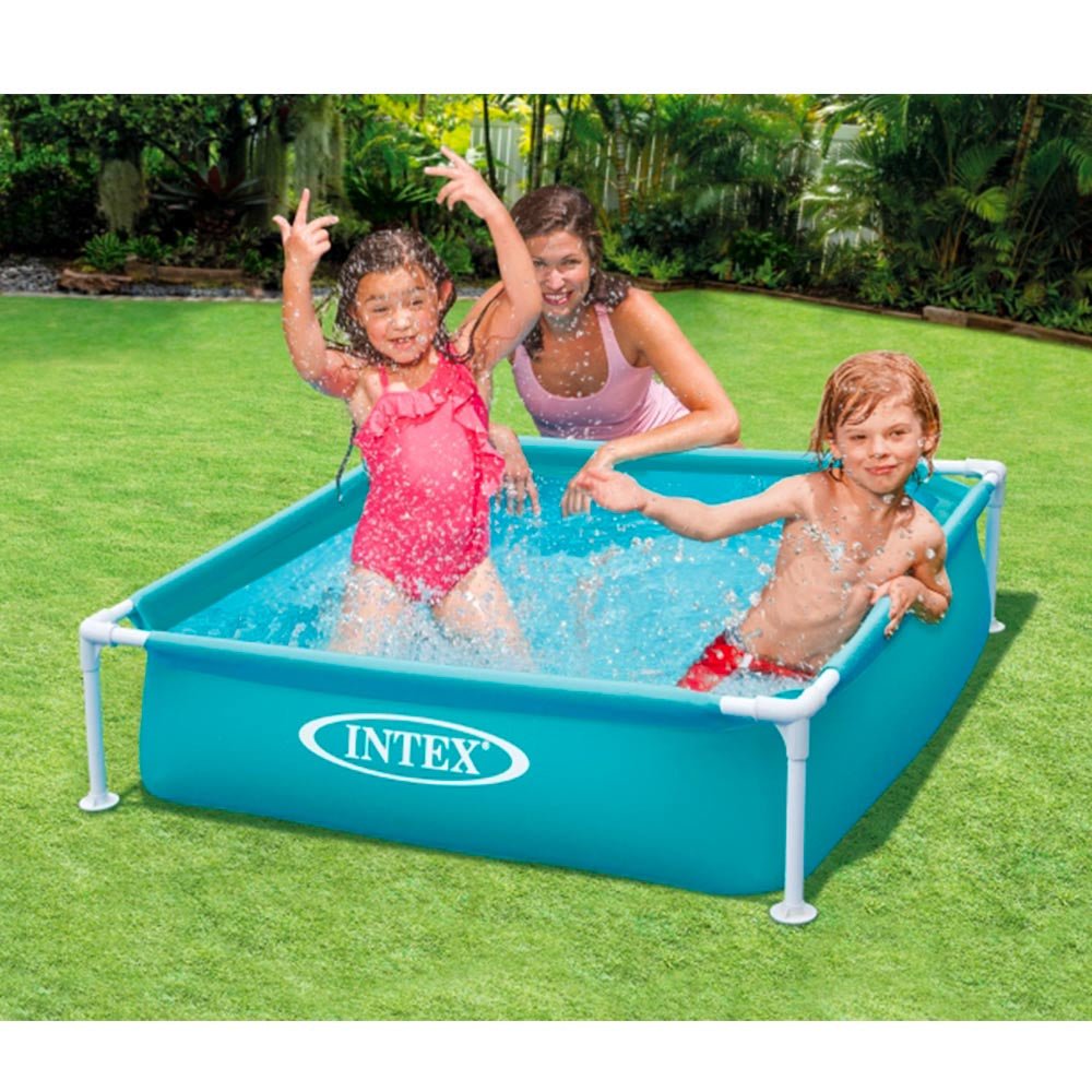 Intex Mini Frame Square Pool For Children 122 x 122cm 57173 - Colorland Toys