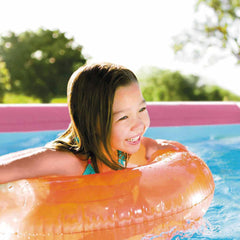 Intex Pink Metal Frame Round Pool Set 2.44mx76cm 28290 - Colorland Toys