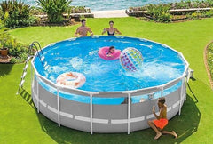 Intex Prism Frame Clearview Premium Round Pool Set 4.27mx1.07m - Colorland Toys