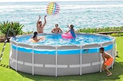 Intex Prism Frame Clearview Premium Round Pool Set 4.27mx1.07m - Colorland Toys