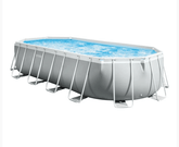 Intex Prism Frame Oval Pool Set 6.10x3.05x1.22m 26798 - Colorland Toys