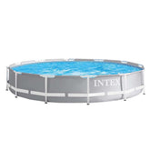 Intex Prism Frame Pool with Pump 12ft - Blue - Colorland Toys