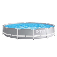 Intex Prism Frame Pool with Pump 12ft - Blue - Colorland Toys