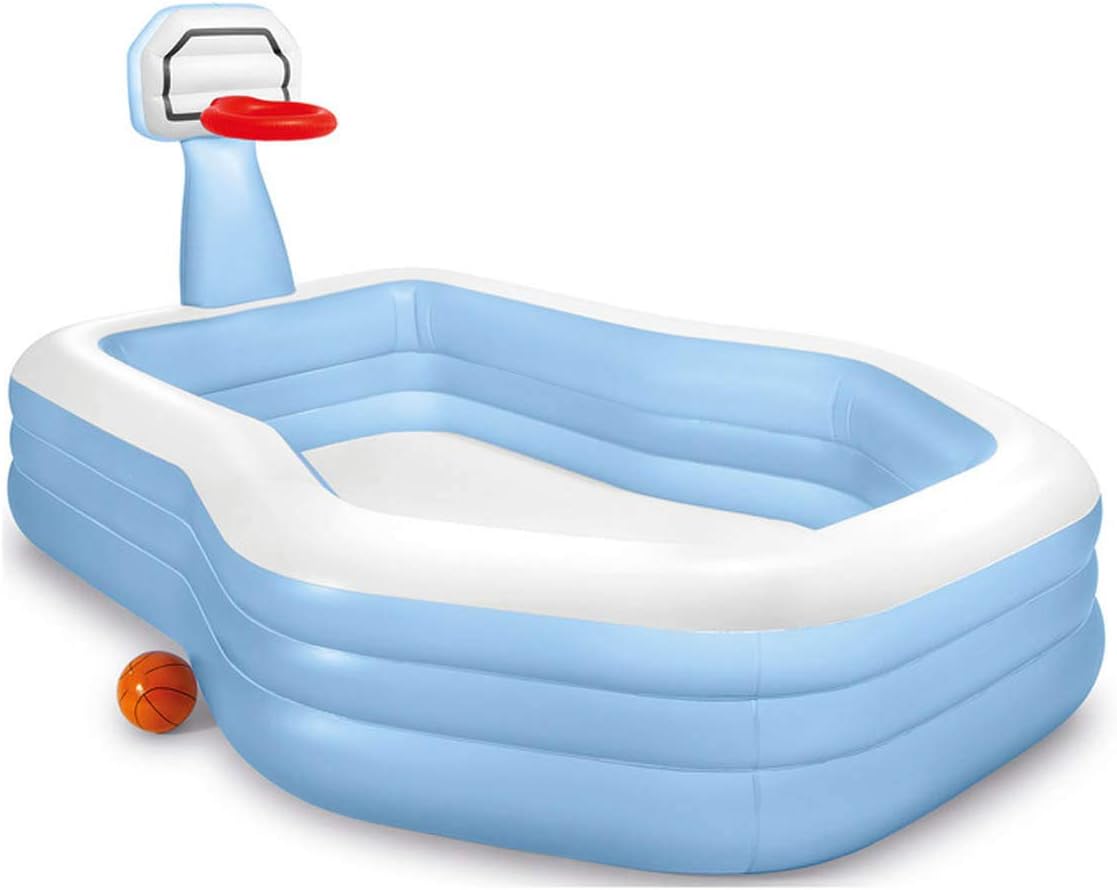 Intex Shooting Hoop Family Pool 2.57x1.88x1.30m - Colorland Toys