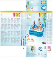 Intex Swim Center Family Lounge Pool 2.29mx2.29mx66cm 56475 - Colorland Toys