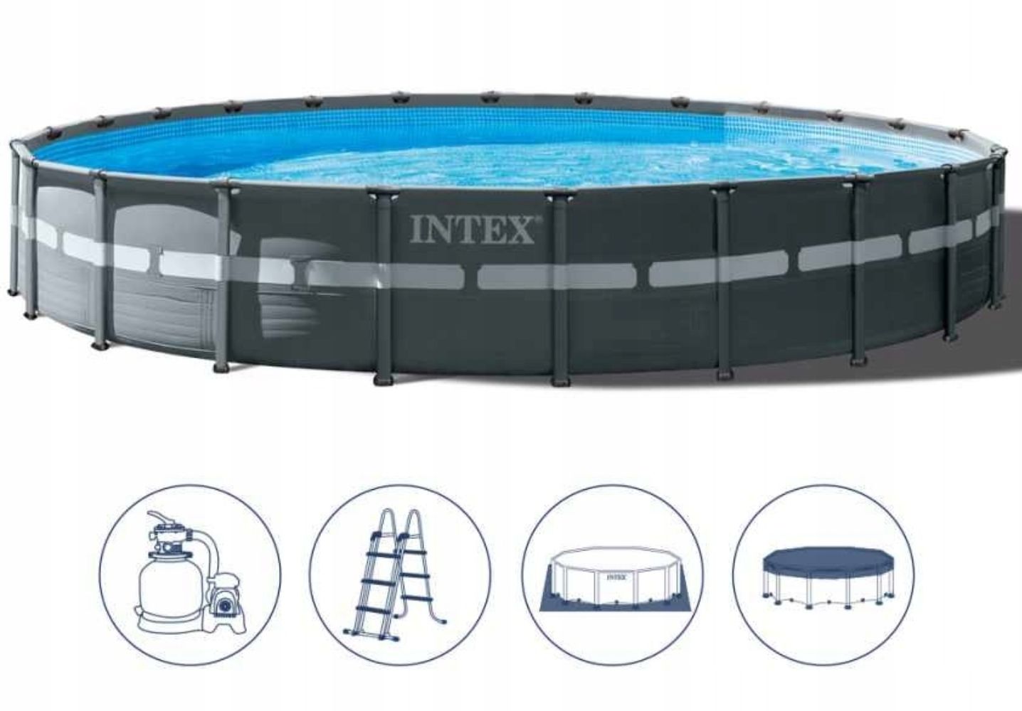 Intex Ultra Frame Pool Set 7.32mx1.32m ZX - 26340 - Colorland Toys