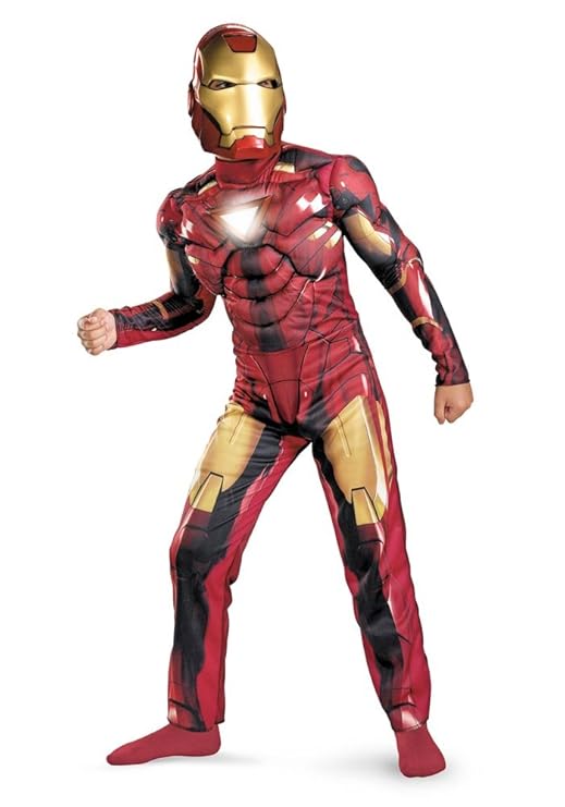 Iron Man Deluxe Costumes Light up G31878 - Colorland Toys