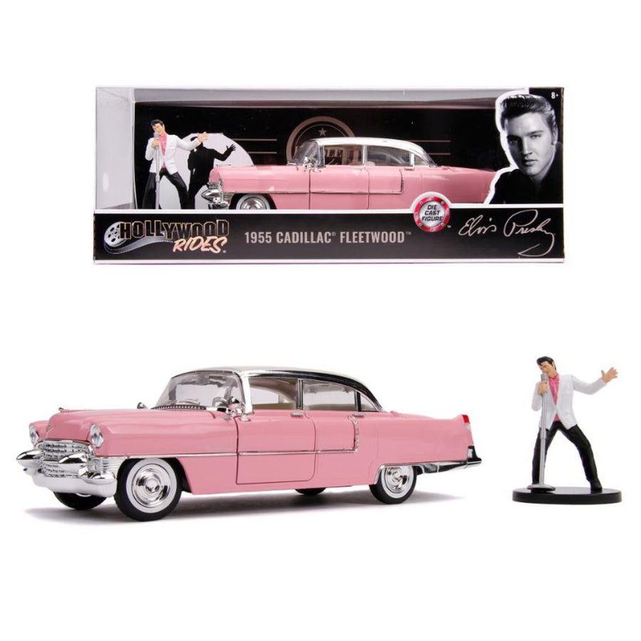 Jada 1955 Cadillac and Elvis Presley 1:24 253255012