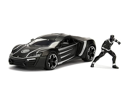 Jada Marvel Black Panther Lykan Hypersport 1:24 Scale 253225004 - Colorland Toys