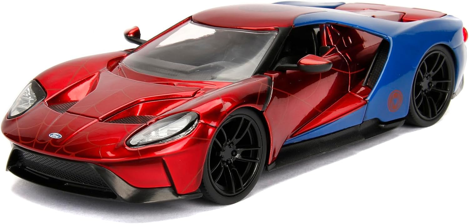 Jada Marvel Spiderman 2017 Ford GT 1:24 Scale 253225002 - Colorland Toys