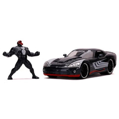 Jada Marvel Venom 2008 Dodge Viper 1:24 Scale 253225015 - Colorland Toys