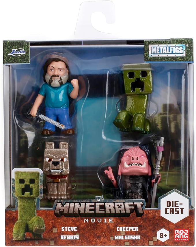 Jada Minecraft Figures 2.5 - Inch Wave - 4 9385138300W04 - Colorland Toys