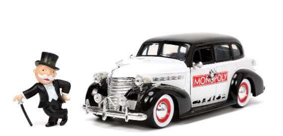Jada Monopoly Uncle Pennybags & 1939 Chevrolet Master 1:24 253255048 - Colorland Toys