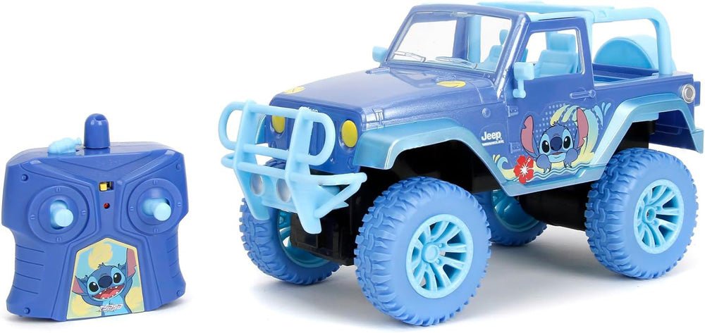Jada Stitch Jeep Wrangler Radio Control RC Car 1:16 Scale 253075010 - Colorland Toys