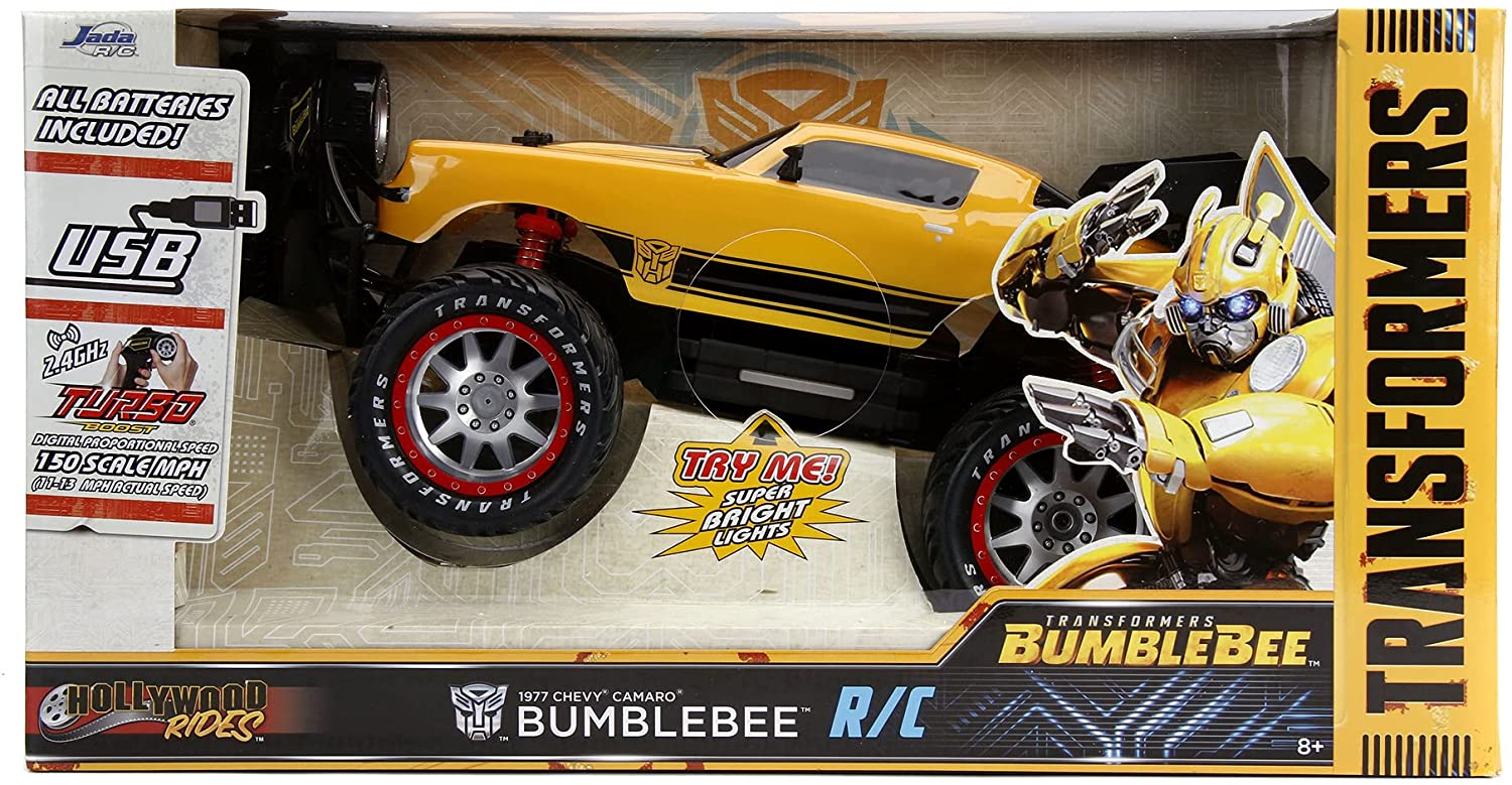 Jada Transformers Bumblebee Elite RC 1977 Camaro 1:12 253119001 - Colorland Toys
