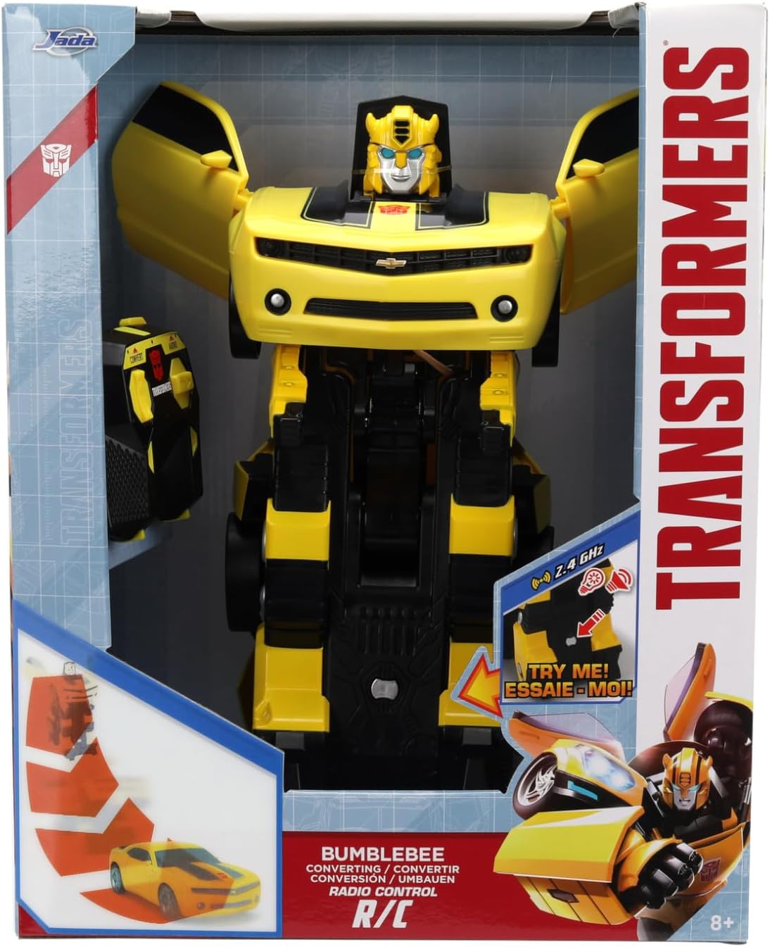 Jada Transformers RC Converting Bumblebee 9336112314R00 - Colorland Toys