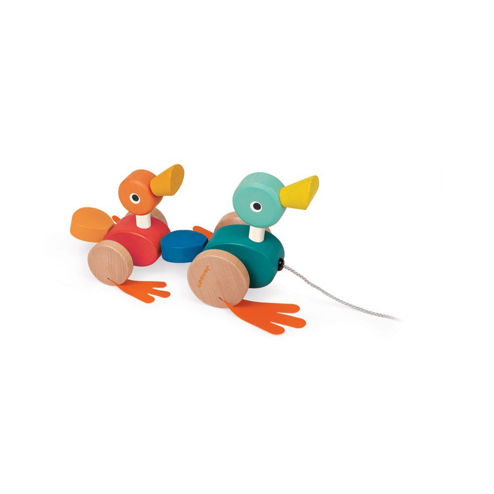 Janod Duck Family Pullalong J08211 - Colorland Toys