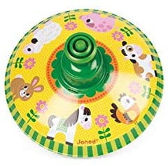 Janod Metal Spinning Top Farm J04125 - Colorland Toys