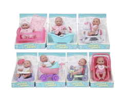 JC Toys Lots to Love Baby Doll With Mini Accessories 5 inches 16750 - Colorland Toys