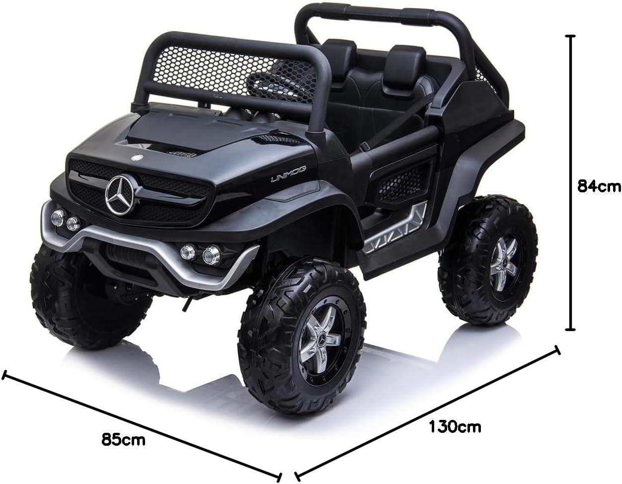 Jeep Benz Unimog Small Black 2M SMBJL199 - Colorland Toys