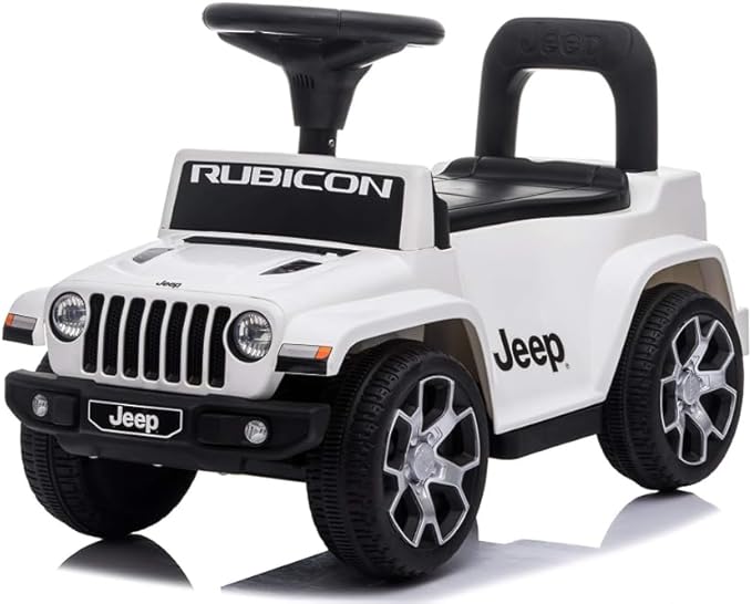 Jeep Wrangler Ride On White SMBFP03