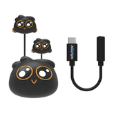 Jellie Drops Wired Earphones Black 3.5mm EP502BL - Colorland Toys