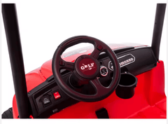 JS390 Electric Kids Golf Cart Ride - On with Remote | Red | 1 - 6 Years - Colorland Toys