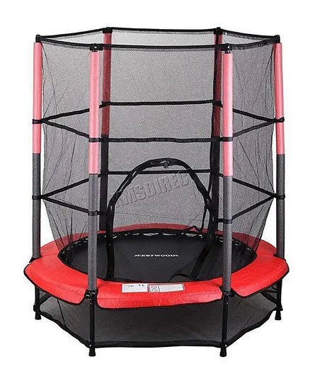 Jump N Joy Trampoline 4.5 Feet Red - Colorland Toys