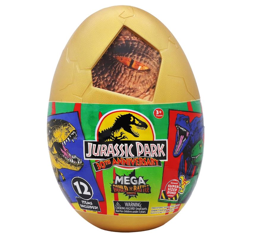 Jurassic Captivz 30th Anniversary Mega Egg - Colorland Toys