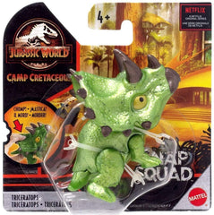 Jurassic World Camp Cretaceous Snap Squad Triceratops Mini Figure GGN26/GMT86 - Colorland Toys