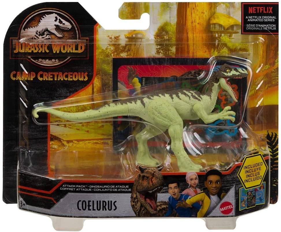Jurassic World Dino Attack Pack Cretaceous Coelurus HBX29/FPF11 - Colorland Toys