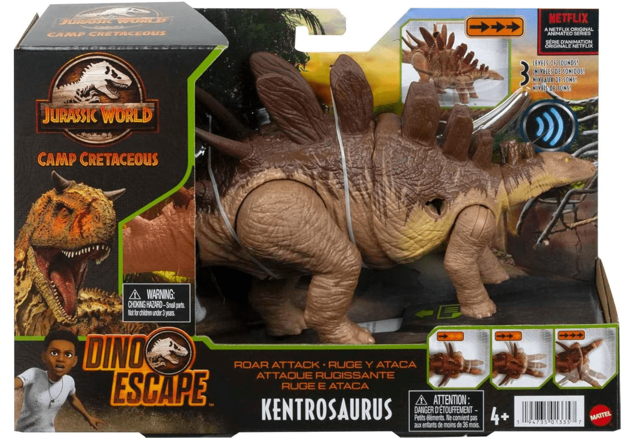 Jurassic World Dino Escape Roar Attack Kentrosaurus HCL93/GWD06 - Colorland Toys