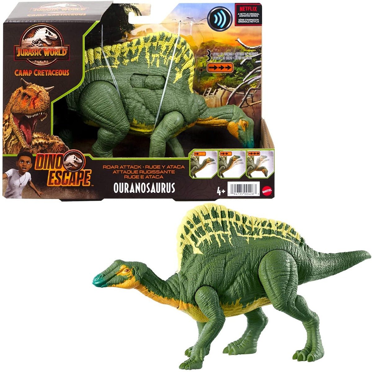Jurassic World Dino Escape Roar Attack Ouranosaurus HBX38/GWD06 - Colorland Toys