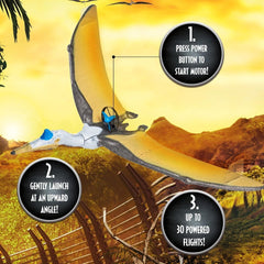 Jurassic World Dominion Power Flight Dino - The Quetzalcoatus JUR - 1009 - Colorland Toys