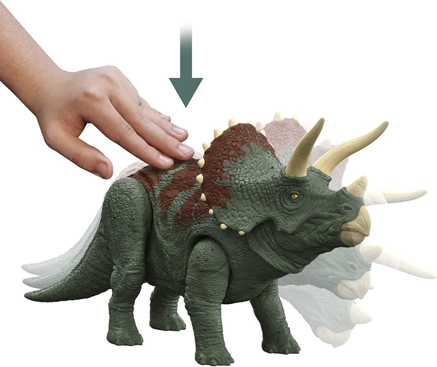 Jurassic World Dominion Roar Strikers - Triceratops HDX34/HDX17 - Colorland Toys