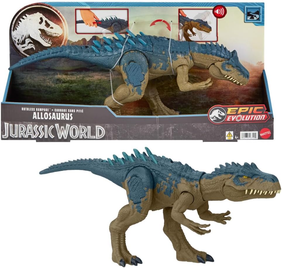Jurassic World Rampagin Allosaurus Action Figure - Colorland Toys