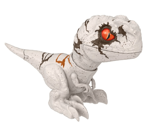 Jurassic World Uncaged Rowdy Roars Speed White Dino Figure GWY57 - Colorland Toys