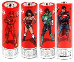 Justice League 4 x AA/LR6 Alkaline Kids Battery - Colorland Toys