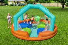 Bestway H2Ogo! Dodge & Drench Water Park 450 x 450 x 268 cm 53383 - Colorland Toys