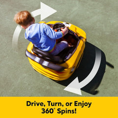 Kamikaze Bolt Ride On Yellow CT - 326 - Colorland Toys